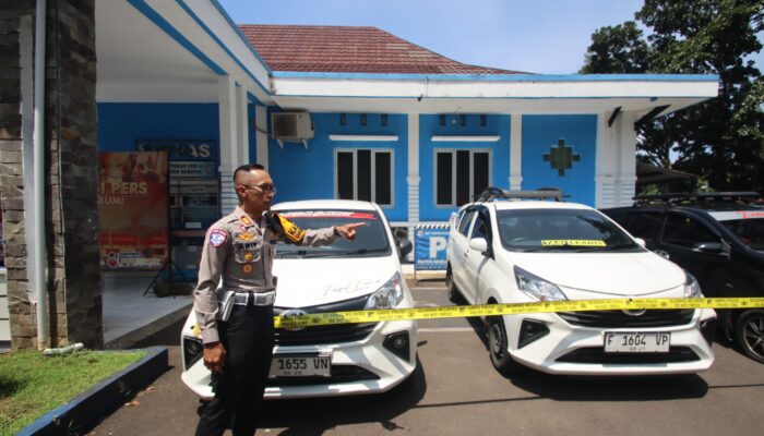 Polres Sukabumi Tindak Taksi Gelap dan Amankan Ratusan Kenalpot Brong