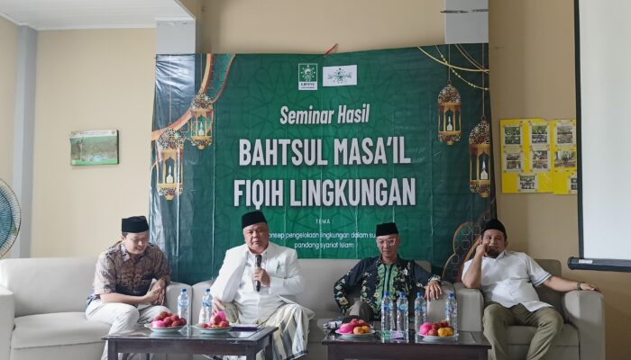 Hasim Adnan Hadiri Seminar Fiqih Lingkungan Implementasi Abad ke-1 NU