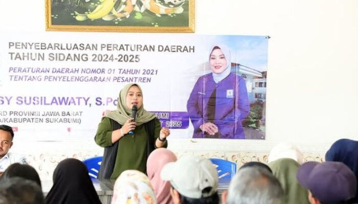 Anggota Komisi III DPRD Jabar, Dessy Susilawati Sosialisasikan Perda Nomor 1 Tahun 2021 di Cisaat