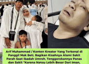 Viral Tenggorokan Mak Beti Tiba-tiba Panas Saat Umrah, Netizen Sebut Ini Peringatan dari Allah