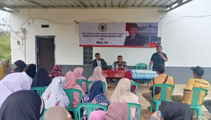 Paoji Nurjaman Fokus Dorong Perbaikan Infrastruktur dalam Reses di Sagaranten