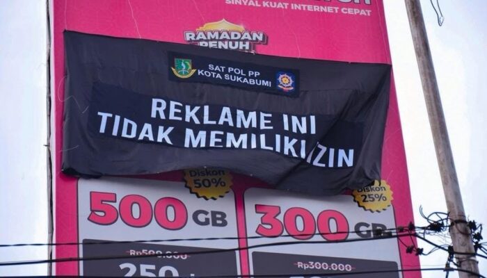Ini Regulasi Pemasangan Reklame di Sukabumi, Yang Masih Nekad Siap – Siap Kena Babad