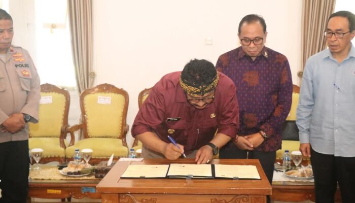 Kesepakatan Dengan Pengda Ini, Bupati Untuk Menunjang Legalitas Koperasi Desa Merah Putih