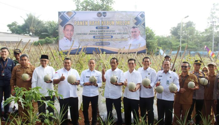 Lapas Warungkiara Panen Melon 14 Ton, Dorong Kemandirian dan Ketahanan Pangan Nasional
