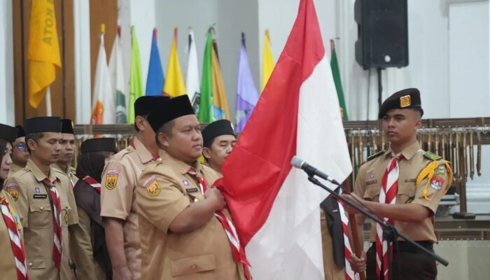 Raden Koesoemo Hutaripto Resmi Dilantik Sebagai Ketua Kwarcab Pramuka Kota Sukabumi