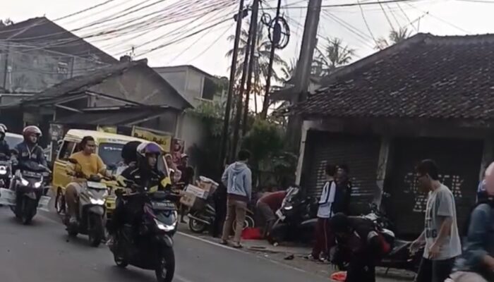 Begini Kronologi Kecelakaan Beruntun Tiga Sepeda Motor di Jalan Pelabuhan II Sukabumi Yang Sebabkan 1 Orang Meninggal Dunia