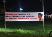 Spanduk Bertuliskan Ingin Bergabungnya Kecamatan Kabupaten ke Kota Sukabumi Bermunculan, Siapa Pembuatnya?