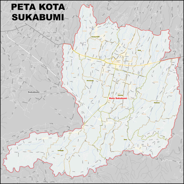 Peta Kota Sukabumi