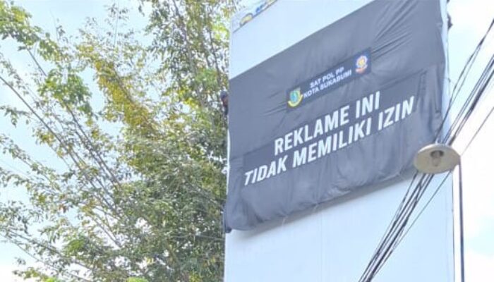 Pemkot Sukabumi Gencarkan Penertiban Reklame Tak Berizin, Baru Lima Ditindak