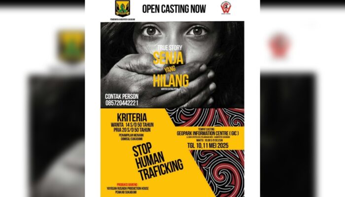 Dispar Sukabumi Dukung Casting Film SENJA YANG HILANG, Kesempatan Emas untuk Bakat Lokal