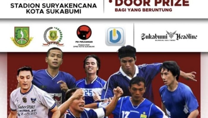 Persib Legend Hadir di Kota Sukabumi Lawan Perssi Sukabumi dalam rangka Bulan Bung Karno