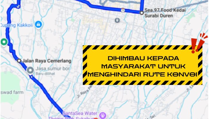 Hindari Kemacetan, Ini Rute Konvoi Suporter Persib di Kota Sukabumi