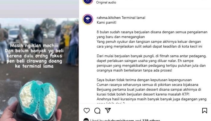 Curhat Pedagang Eks Terminal Sudirman Kota Sukabumi: Diwarnai Pungli, Fitnah, hingga Dugaan Penipuan Puluhan Juta