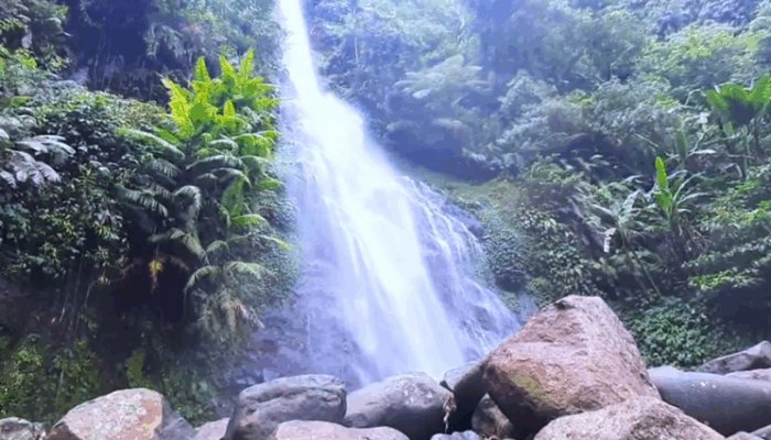 Pesona Curug Cijalu, Kedamaian di Air Terjun di Perbatasan Subang dan Purwakarta