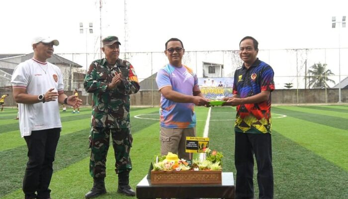 Soft Opening Lapang Mini Soccer Garuda Bhwa Cisaat, Dukung Pola Hidup Sehat dan Cetak Atlet Profesional