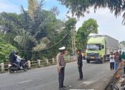 Pengendara Motor Tewas Terlindas di Jembatan Ciganda Sukalarang Sukabumi, Diduga Korban Tabrak Lari