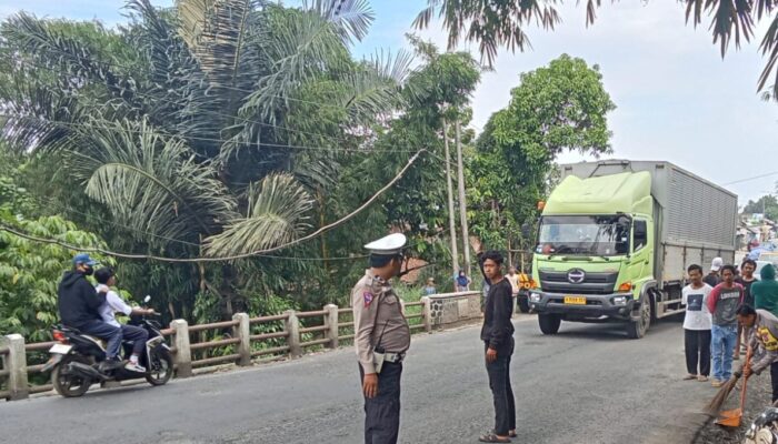 Pengendara Motor Tewas Terlindas di Jembatan Ciganda Sukalarang Sukabumi, Diduga Korban Tabrak Lari