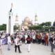 Ribuan Umat Islam Sukabumi Gelar Aksi Damai Kemanusiaan Untuk Palestina