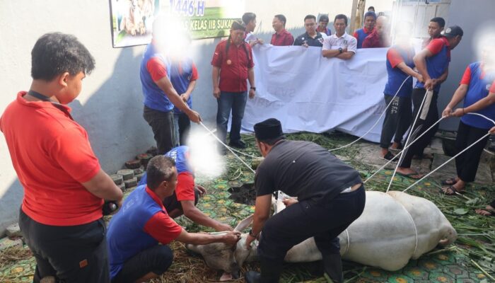 Begini Kondisi Perayaan Idul Adha di Lapas kelas IIB Sukabumi, Ternyata Sama Juga