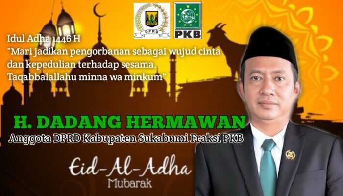 Adha 1446 H, Dewan Dadang Ajak Warga Sukabumi Perkuat Keimanan dan Kepedulian Sosial