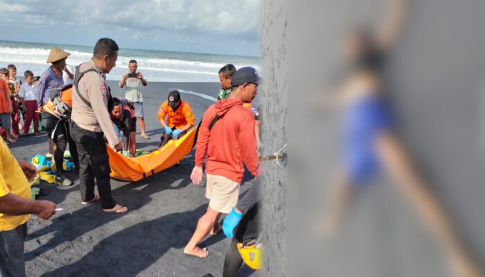 Korban Kedua Laka Laut di Muara Cikaso Ditemukan Meninggal di Pantai Cikawung Cibitung