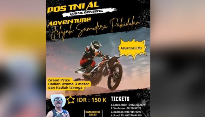 Ayo Jelajahi Samudra Pakidulan! Pos TNI AL Ujunggenteng Akan Gelar Adventure Trail Perdana di Ujunggenteng