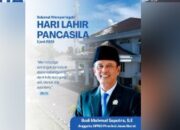 Budi Mahmud Saputra: Hari Lahir Pancasila Momentum Perkuat Nilai Kebangsaan di Tengah Tantangan Zaman