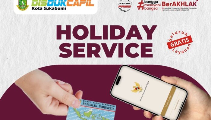 Disdukcapil Kota Sukabumi Buka Pelayanan Khusus Hari Sabtu untuk Perekaman dan Pencetakan Dokumen Kependudukan