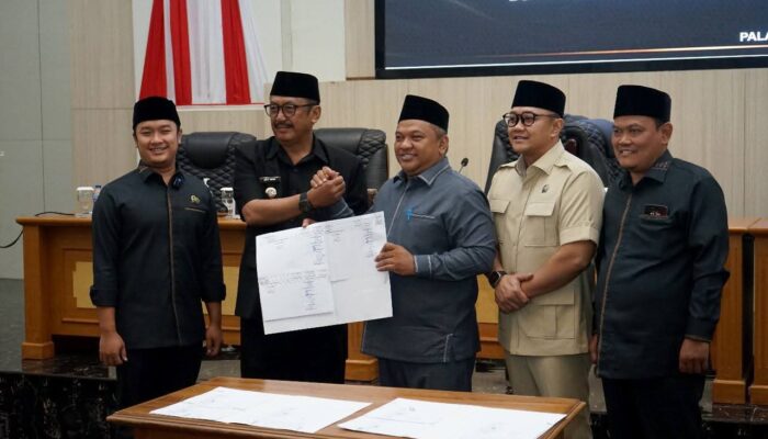 DPRD Kabupaten Sukabumi Gelar Paripurna Agenda Pengambilan Keputusan Dua Raperda 