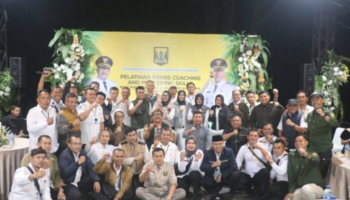 Pelatihan Teknis Coaching And Mentoring Skills, Bupati Apresiasi Para Camat