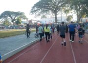 Suasana Akhir Pekan di Lapang Merdeka Kota Sukabumi: Ramai Pengunjung dari Segala Usia