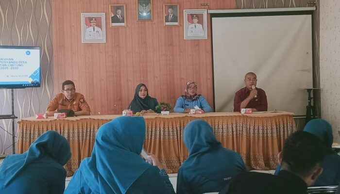 Perkuat Layanan Dasar, 6 Desa di Kecamatan Cibitung Kukuhkan Tim Pembina Posyandu