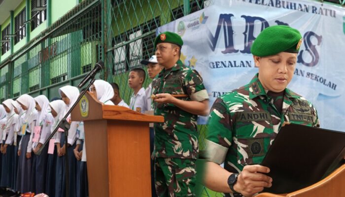 Dorong Siswa Baru SMAN 1 Palabuhanratu, Dandim 0622/kab. Sukabumi: Harus Jadi Generasi Emas 2045