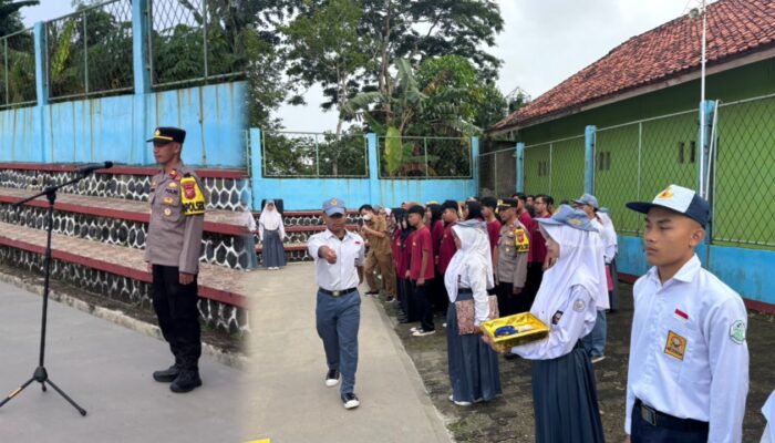 Upacara Pembukaan MPLS di SMAN 1 JAMPANGKULON, Kapolsek Tekankan Disiplin dan Keselamatan Siswa
