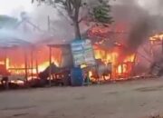 Warung di Pesisir Palangpang Ludes Terbakar, Kerugian Capai Rp70 Juta
