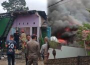 Kebakaran Hanguskan Asrama Dua Lantai Pondok Pesantren Alkafi Jampangkulon