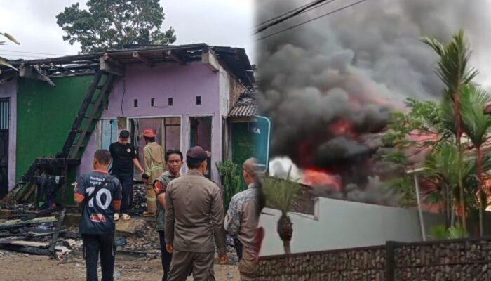 Kebakaran Hanguskan Asrama Dua Lantai Pondok Pesantren Alkafi Jampangkulon