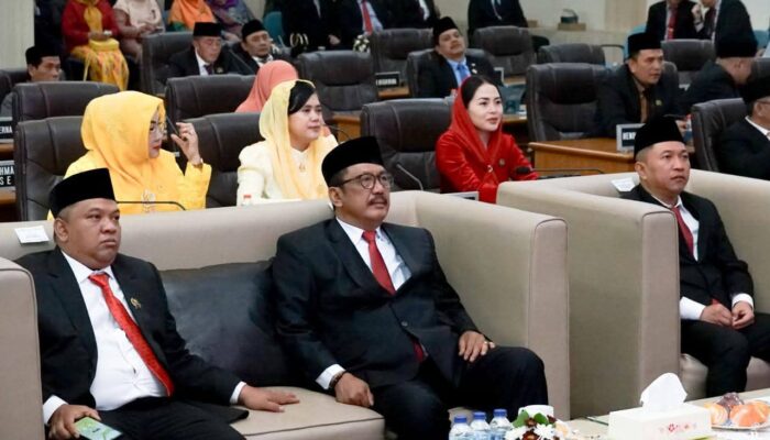 Pemkab Sukabumi Bersama DPRD Mendengarkan Pidato Kenegaraan Presiden Republik Indonesia