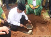 Bupati Asjap Letakan Batu Pertama Pembangunan Gedung MUI Kabupaten Sukabumi 