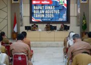 Rapat Dinas, Bupati Tegaskan Pentingnya Sinergitas Untuk Menjawab Tantangan Pembangunan