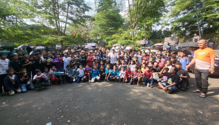 Ratusan Anak Antusias Ikuti Bazar dan Kontes Miniatur Bus Telolet di Sukabumi Yang Digelar Paguyuban Telolet Like Earth