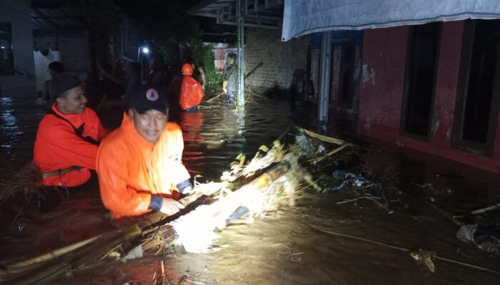 BPBD Kota Sukabumi Catat 21 KK Terdampak Akibat Banjir Limpasan di Karang Tengah Sukabumi
