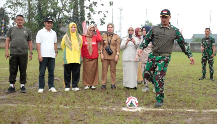 Dandim 0607 Kota Sukabumi Resmi Buka Turnamen Sepak Bola Dandim Cup 2025