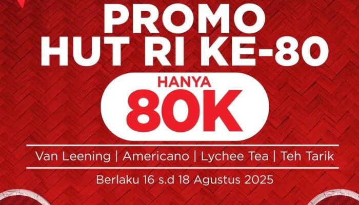 Rayakan Kemerdekaan di The Gade Coffee dan Gold Sukabumi, 4 Minuman Favorit Hanya Rp80K