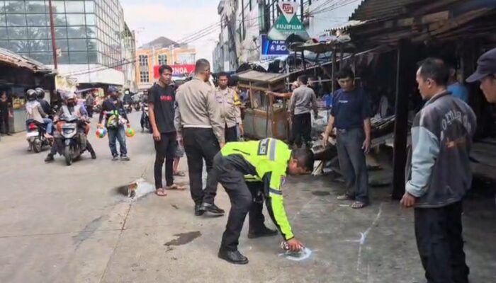 Kecelakaan Beruntun Terjadi di Jalan Tipar Gede Sukabumi, Dua Orang Jadi Korban