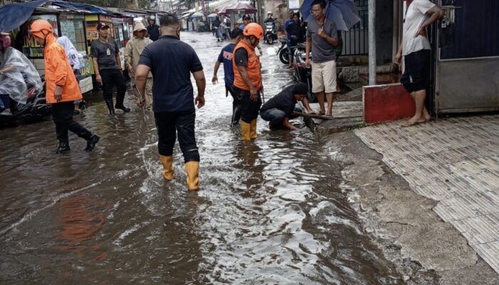 Empat Titik Lokasi di Kota Sukabumi Terdampak Banjir dan Pohon Tumbang