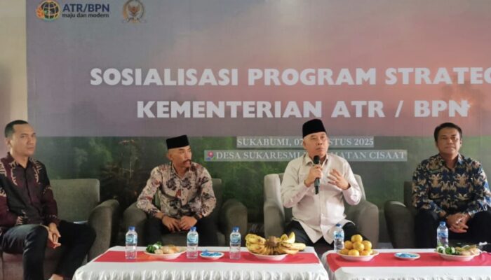 Hergun Gaungkan Reforma Agraria di Sukabumi dan Dorong Akselerasi Sertifikasi Tanah Lewat PTSL