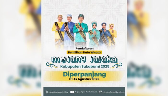 Dispar Sukabumi Buka Pendaftaran Mojang Jajaka 2025, Ajang Pencarian Generasi Inspiratif Daerah