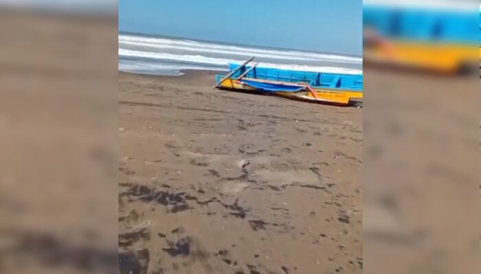 Dua Perahu Nelayan Terbalik di Laut Selatan Sukabumi, Satu Orang Hilang