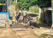 Warga Sukatani Sambut Gembira Pengaspalan Jalan Lingkungan oleh Disperkim Sukabumi